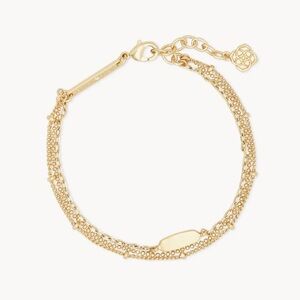 NWT Kendra Scott Fern Multi Strand Bracelet in Gold
